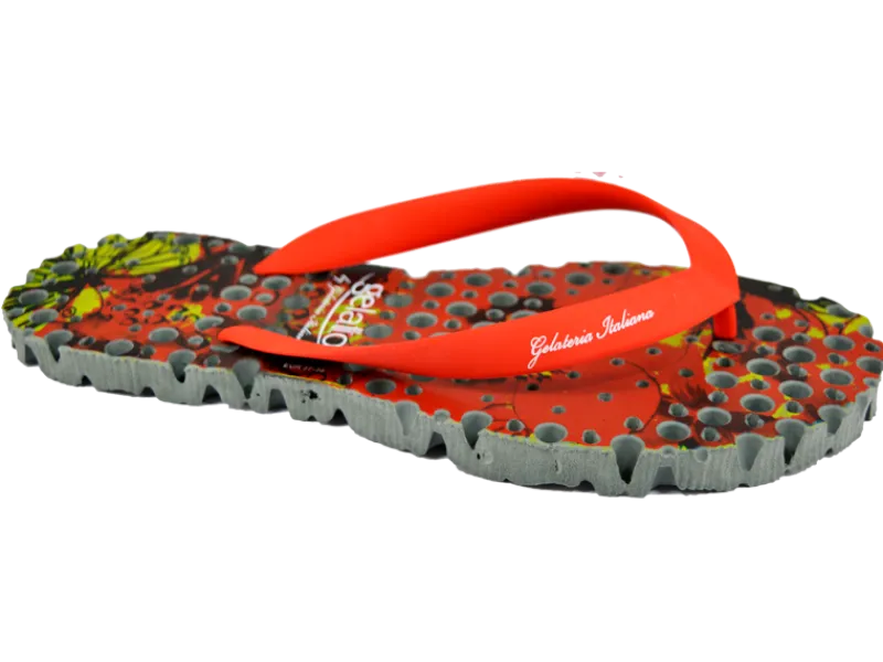 Store Gelattto MERINGA FLOWER REDGREY RED/GREY