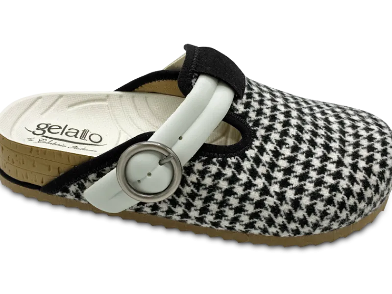 Shop Gelattto WOODSTOCK SOFT 2.0 PIED DE POULE BIANERO BIANCO/NERO