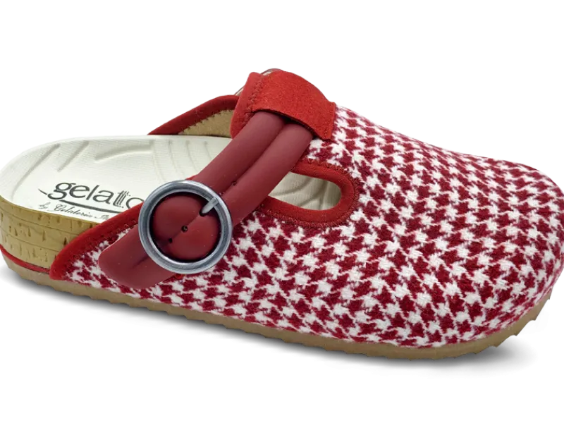 Flash Sale Gelattto WOODSTOCK SOFT 2.0 PIED DE POULE ROSBIANCO ROSSO/BIANCO